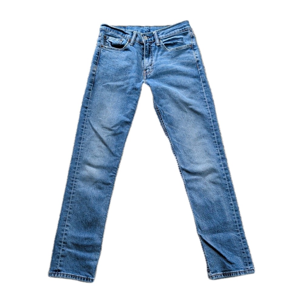 LEVIS 511 Jeans 30x31 Faded Blue Denim Straight Leg Regular Modern